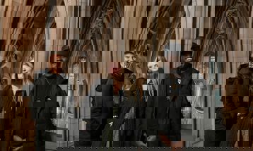  Cassandra Marie Geyti Sørensen (Aalborg), mellem Billie Meredith og Safwat El-Sanossi (begge fra Manchester). John Rylands Library, Manchester.