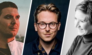 Caspar Eric, Thomas Korsgaard og Louise Juhl Dalsgaard 